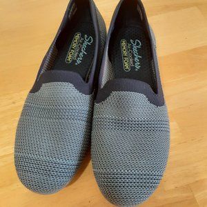 Sketchers Blue Slip-On Knit Shoes w/Memory Foam